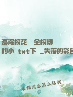 高冷?；S為全校精靈的小說txt下載