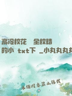 高冷?；S為全校精靈的小說txt下載
