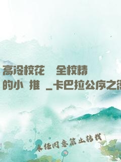 高冷?；S為全校精靈的小說推薦