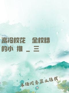 高冷?；S為全校精靈的小說推薦