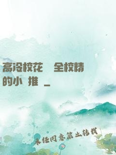 高冷?；S為全校精靈的小說推薦