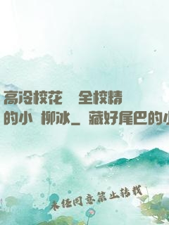 高冷?；S為全校精靈的小說柳冰