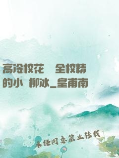 高冷?；S為全校精靈的小說柳冰