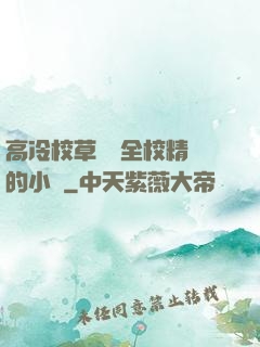 高冷校草淪為全校精靈的小說