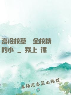 高冷校草淪為全校精靈的小說