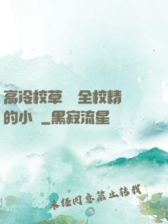 高冷校草淪為全校精靈的小說
