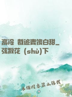 高冷總裁追妻傻白甜