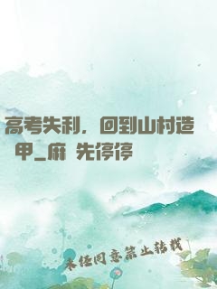 高考失利，回到山村造機甲