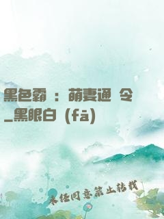 黑色霸寵：萌妻通緝令